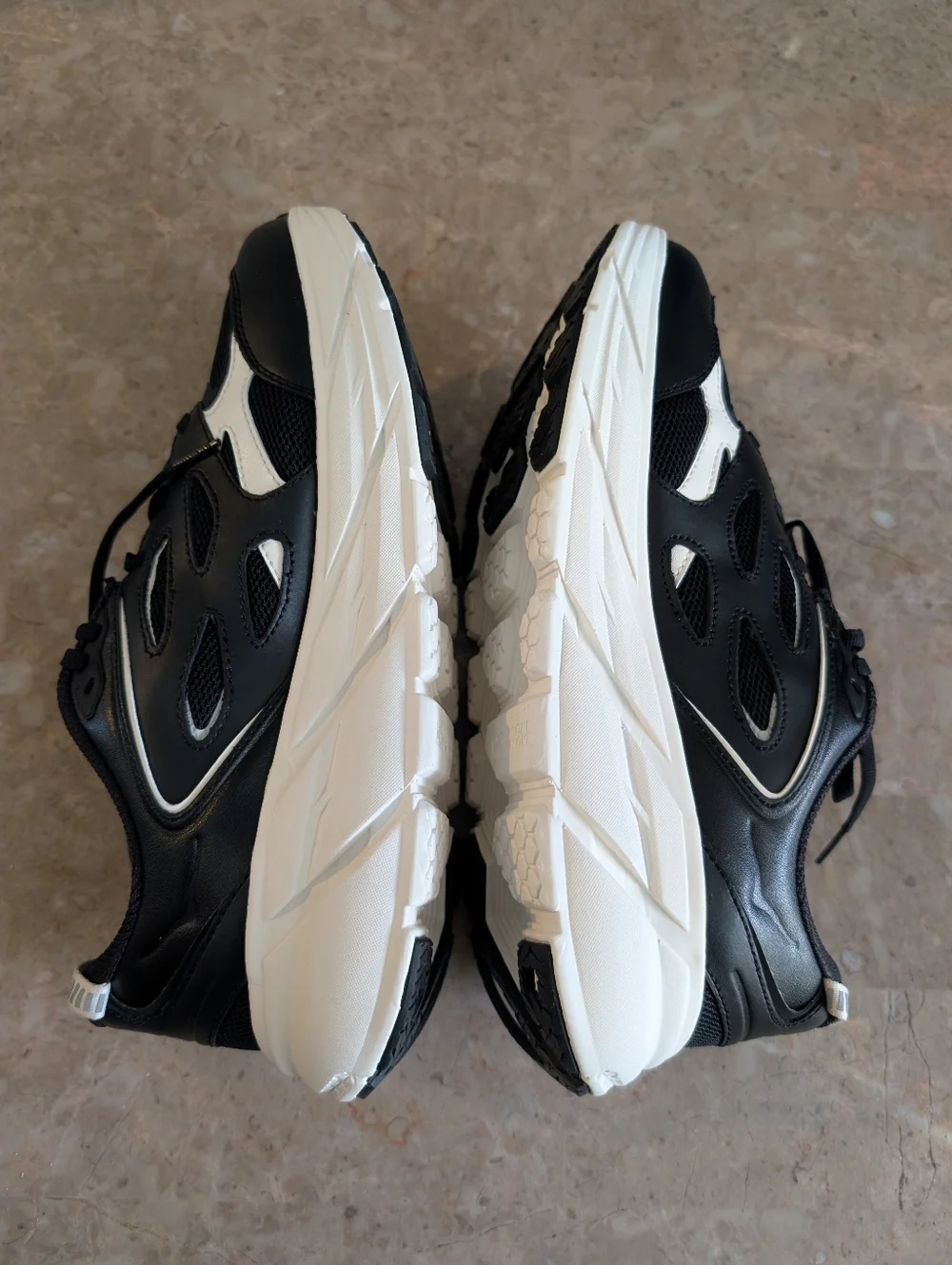 Hoka U Clifton L Athletic Cushioned Shoes Obsidian Alabaster Women Size 11.5 - Picture 7 of 15